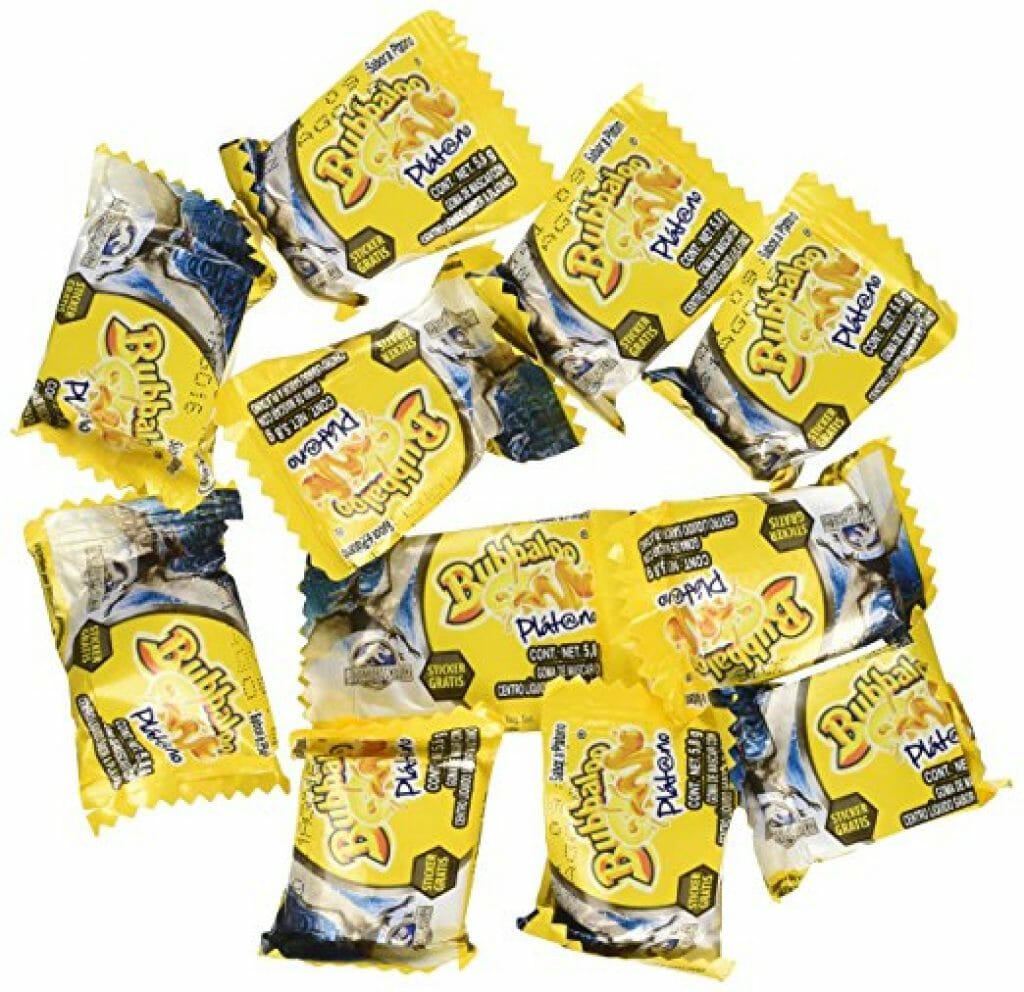 Bubbaloo Platano Banana Mexican Gum Review Mexican Candy